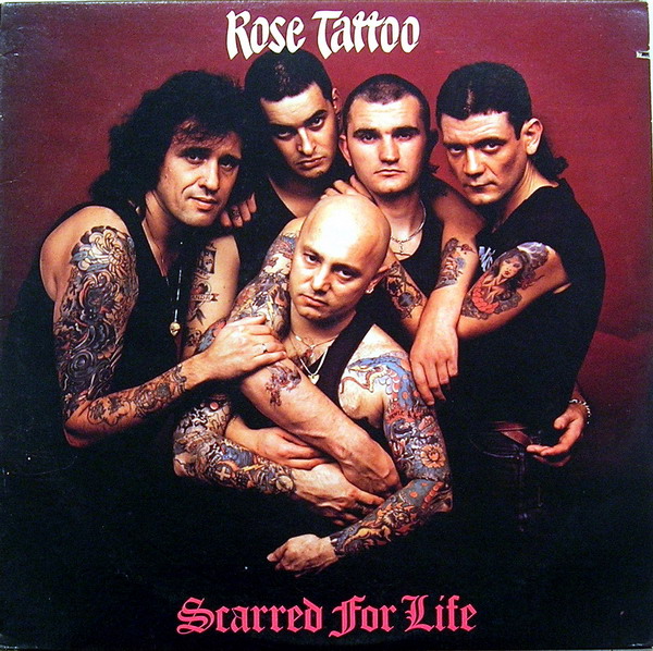 Rose Tattoo Scarred For Life 1982 штрих-код на конверте. Atlantic,Japan